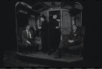 Gene Rupert [far left], Michael Toles [far right] and unidentified others in the 1968 tour of the stage production Cabaret