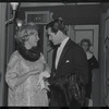 Hugh O'Brian [right] and unidentified others on opening night for stage production A Family Affair