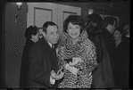 Mel Brooks and Anne Bancroft on opening night of the stage production A Family Affair