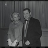 Florence Gibbs Randall and Tony Randall on opening night of the stage production A Family Affair