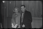 Florence Gibbs Randall and Tony Randall on opening night of the stage production A Family Affair