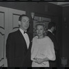Jack Carter [left] and unidentified on opening night of the stage production A Family Affair