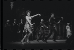 Melissa Hart [left] and unidentified others in the 1967 National tour of the stage production Cabaret