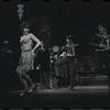 Melissa Hart [left] and unidentified others in the 1967 National tour of the stage production Cabaret