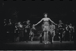 Melissa Hart [center] and unidentified others in the 1967 National tour of the stage production Cabaret