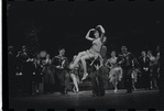 Melissa Hart [center] and unidentified others in the 1967 National tour of the stage production Cabaret