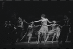 Melissa Hart [center] and unidentified others in the 1967 National tour of the stage production Cabaret