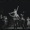 Melissa Hart [center] and unidentified others in the 1967 National tour of the stage production Cabaret