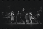 Leo Fuchs [center] and unidentified others in the 1967 National tour of the stage production Cabaret