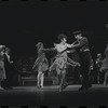 Melissa Hart [center] and unidentified others in the 1967 National tour of the stage production Cabaret