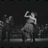 Melissa Hart [center] and unidentified others in the 1967 National tour of the stage production Cabaret