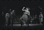 Melissa Hart [center] and unidentified others in the 1967 National tour of the stage production Cabaret