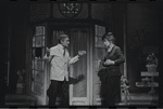 Leo Fuchs and Signe Hasso in the 1967 National Tour of the stage production Cabaret