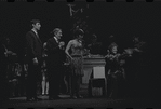 Gene Rupert, Leo Fuchs, Melissa Hart and Signe Hasso in the 1967 national tour of the stage production Cabaret