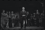 Leo Fuchs [center] and unidentified others in the 1967 National tour of the stage production Cabaret