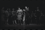 Melissa Hart, Leo Fuchs [center] and unidentified others in the 1967 National tour of the stage production Cabaret
