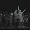 Michael Toles, Catherine Gaffigan [center] and unidentified others in the 1967 national tour of the stage production Cabaret