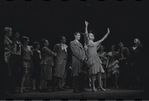 Michael Toles, Catherine Gaffigan [center] and unidentified others in the 1967 national tour of the stage production Cabaret