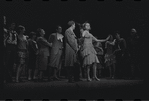 Michael Toles, Catherine Gaffigan [center] and unidentified others in the 1967 national tour of the stage production Cabaret