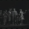 Michael Toles, Catherine Gaffigan [center] and unidentified others in the 1967 national tour of the stage production Cabaret