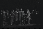 Michael Toles, Catherine Gaffigan [center] and unidentified others in the 1967 national tour of the stage production Cabaret