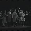 Michael Toles, Catherine Gaffigan [center] and unidentified others in the 1967 national tour of the stage production Cabaret