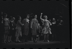 Michael Toles, Catherine Gaffigan [center] and unidentified others in the 1967 national tour of the stage production Cabaret