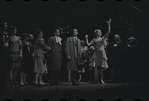 Michael Toles, Catherine Gaffigan [center] and unidentified others in the 1967 national tour of the stage production Cabaret