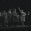 Michael Toles, Catherine Gaffigan [center] and unidentified others in the 1967 national tour of the stage production Cabaret