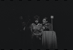 Melissa Hart and Gene Rupert in the 1967 National tour of the stage production Cabaret