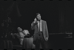 Gene Rupert [center] and unidentified in the 1967 National tour of the stage production Cabaret