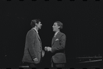 Gene Rupert and Michael Toles in the 1967 National tour of the stage production Cabaret