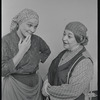 Peg Murray and Ruth Jaroslow in publicity for the stage production Fiddler on the Roof
