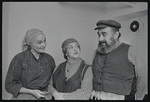 Peg Murray, Ruth Jaroslow and Paul Lipson in publicity photo for the stage production Fiddler on the Roof