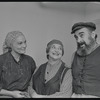 Peg Murray, Ruth Jaroslow and Paul Lipson in publicity for the stage production Fiddler on the Roof
