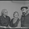Peg Murray, Ruth Jaroslow and Paul Lipson in publicity photo for the stage production Fiddler on the Roof