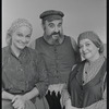 Peg Murray, Paul Lipson and Ruth Jaroslow in publicity photo for the stage production Fiddler on the Roof
