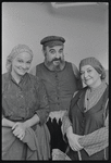Peg Murray, Paul Lipson and Ruth Jaroslow in publicity photo for the stage production Fiddler on the Roof