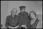 Peg Murray, Paul Lipson and Ruth Jaroslow in publicity for the stage production Fiddler on the Roof