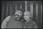 Paul Lipson and Peg Murray in publicity for the stage production Fiddler on the Roof