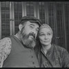 Paul Lipson and Peg Murray in publicity for the stage production Fiddler on the Roof