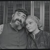 Paul Lipson and Peg Murray in publicity for the stage production Fiddler on the Roof