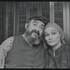 Paul Lipson and Peg Murray in publicity for the stage production Fiddler on the Roof