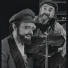 Paul Lipson and unidentified in the stage production Fiddler on the Roof
