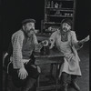 Paul Lipson and Boris Aplon in the stage production Fiddler on the Roof