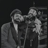 Paul Lipson and unidentified in the stage production Fiddler on the Roof