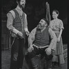 Paul Lipson, Bette Midler and unidentified in the stage production Fiddler on the Roof