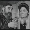 Paul Lipson and Peg Murray in the stage production Fiddler on the Roof