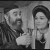 Paul Lipson and Peg Murray in the stage production Fiddler on the Roof