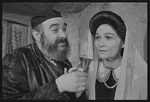 Paul Lipson and Peg Murray in the stage production Fiddler on the Roof